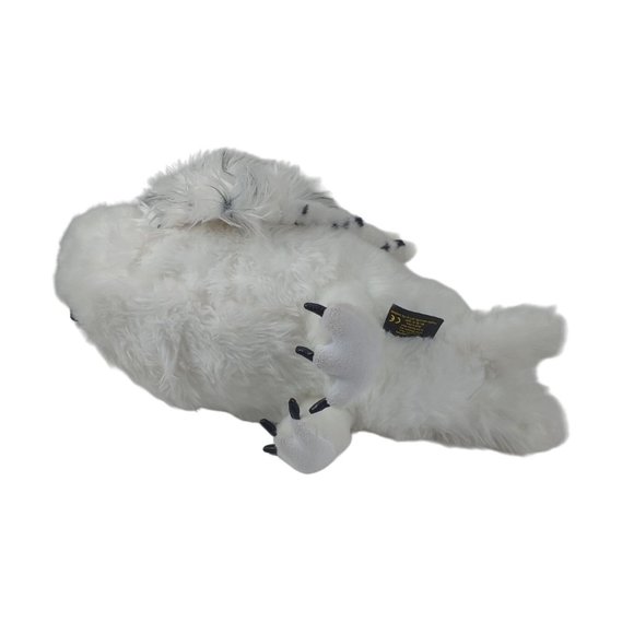 Harry Potter Hedwig the Owl Plush by The Noble Collection 17" White/Black - Picture 7 of 10
